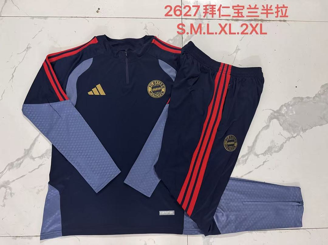 Fato de Treino Bayern Munich Manga Longa 2026/27 — Azul Royal 1